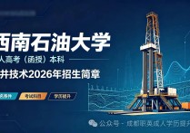 【四川职英教育】西南石油大学2026年成人高考·函授本科【钻井技术】专业招生简章—学信网终身可查国家正规学历